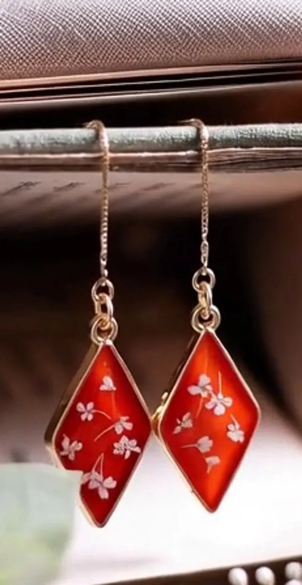 Red_Flame_Earrings_For_Women