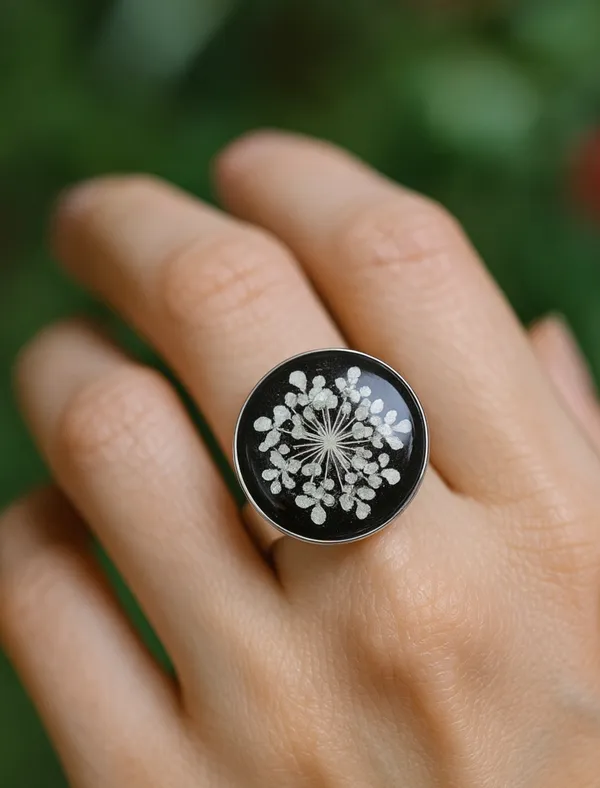 White_Petal_Red_Ring_For_Women