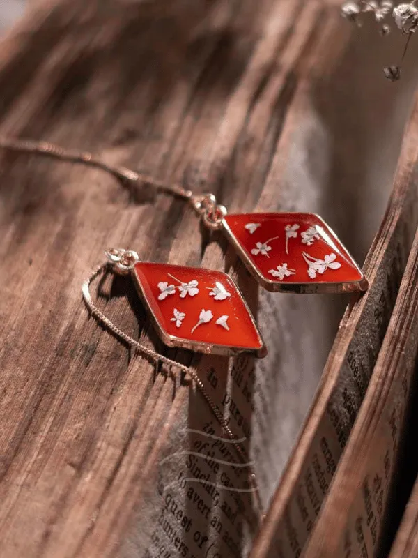 Midnight_Grace_&Red_Flame_Earrings_For_Women(Pack_Of_2)