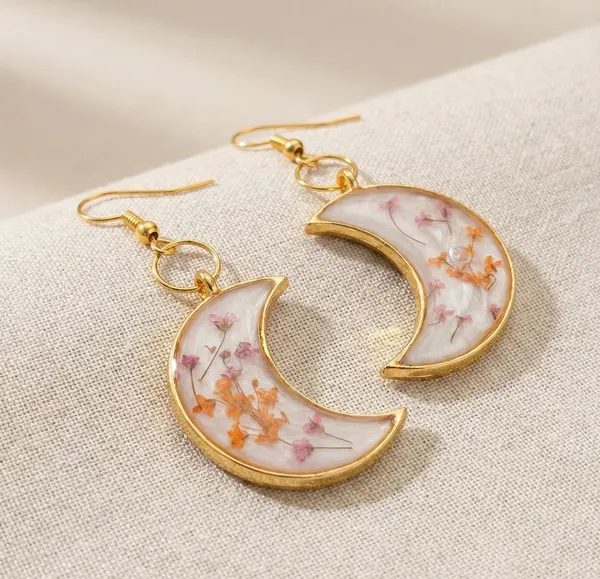 White_Moon_Earrings_For_Women