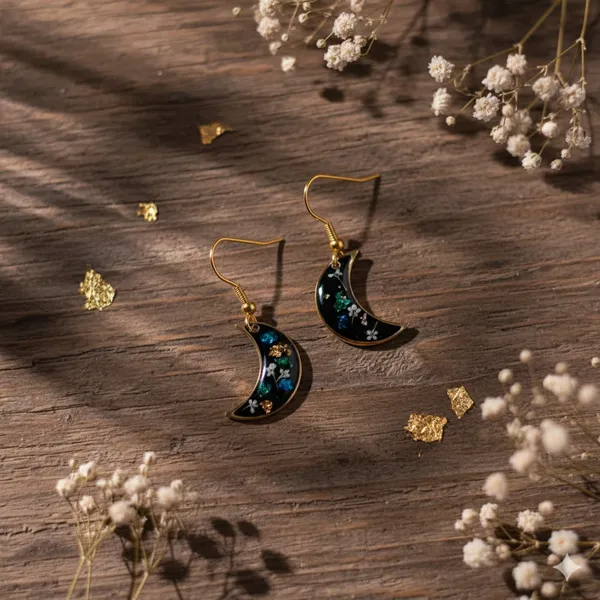 Black_Moon_Earrings_For_Women