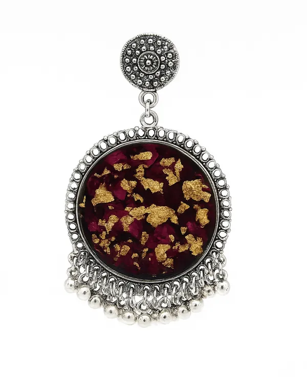 Silver_Rose_Jhumka_For_Women