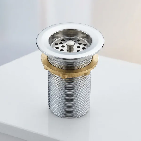Brass_Chrome_Finish_Oval_Flange_Basin_Waste_Drain