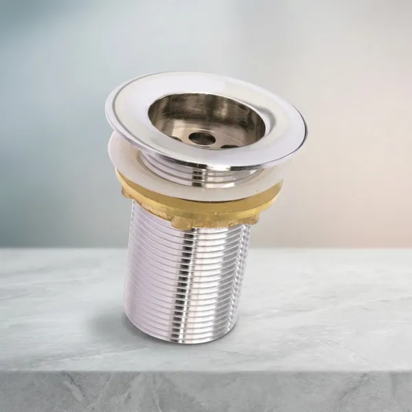Brass_Chrome_Finish_Oval_Flange_Basin_Waste_Drain