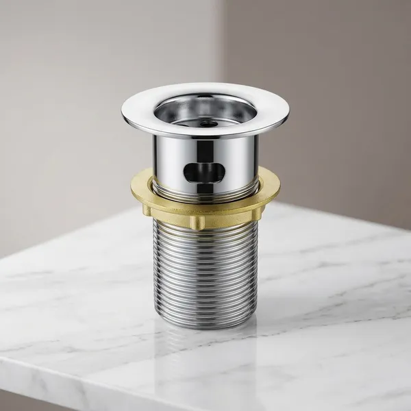 Brass_Chrome_Finish_Basin_Sink_Waste_Drain_Strainer