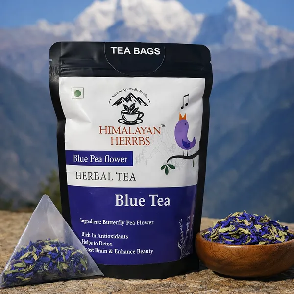 Combo_of_Blue_Pea_Flower_Herbal_Tea_Bags_and_Leafs_|_15_bags_+_30gm