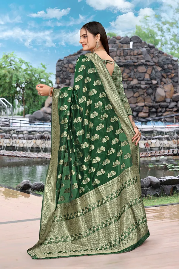 Green_Organza_Saree_For_Women