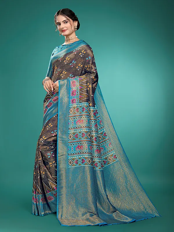 Premium_Nylon_Softy__Banarasi_Silk_Sarees_new_collection_for_wedding_Occasion_with_Gold_Tone_Zari_work_in_a_elegant_Black_Colour_||_Best_collection_of_Sarees_for_women_at_Lowest_Prices_with_Free_Shipping_||_COD_also_available