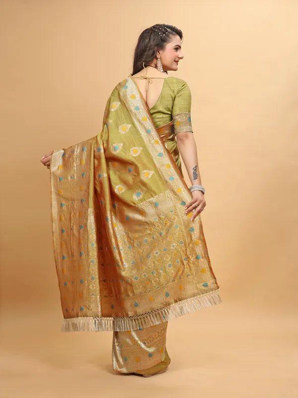 Premium_Cotton_Silk_Sarees_new_collection_for_wedding_Occasion_with_Crustal_Tone_Zari_work_in_a_Bright_and_Beautiful_color