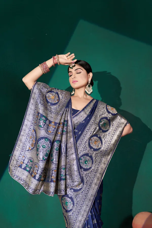 Blue_Dola_Saree_For_Women