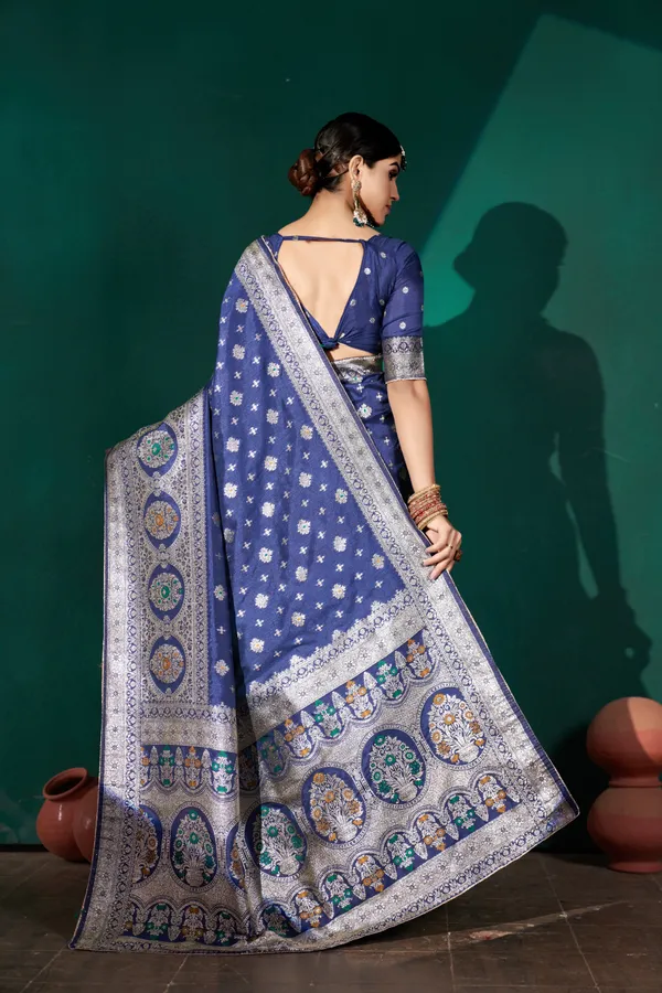 Blue_Dola_Saree_For_Women
