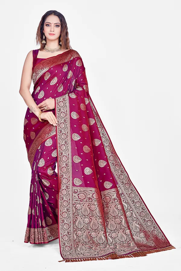 Purple_Banarsi_Silk_Saree_For_Women