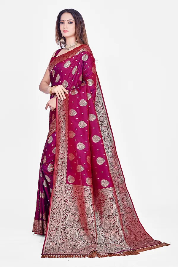 Purple_Banarsi_Silk_Saree_For_Women