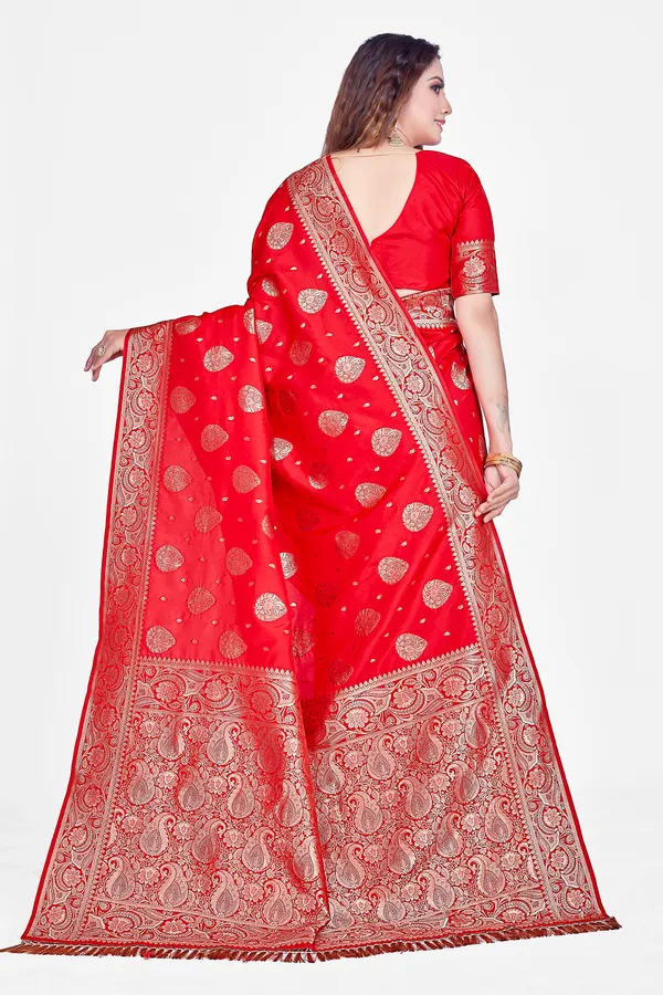 Red_Banarsi_Silk_Saree_For_Women