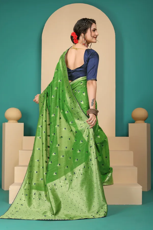 Green_Cotton_Saree_For_Women