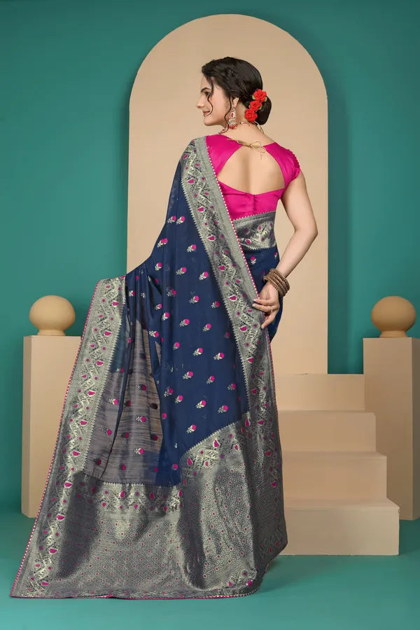 Blue_Cotton_Saree_For_Women