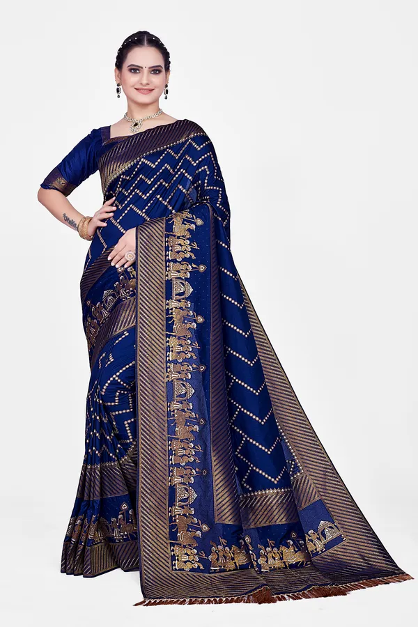 Blue_Dola_Saree_For_Women