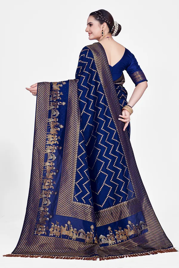 Blue_Dola_Saree_For_Women