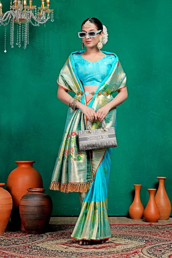 Blue_Dola_Saree_For_Women