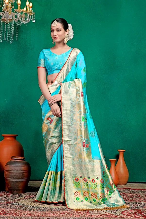 Blue_Dola_Saree_For_Women