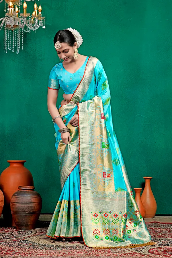 Blue_Dola_Saree_For_Women
