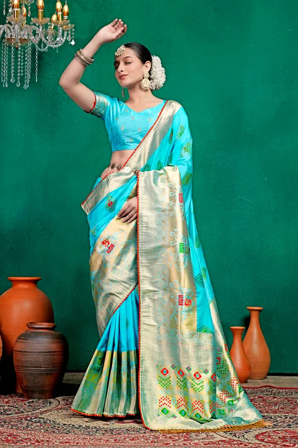 Blue_Dola_Saree_For_Women