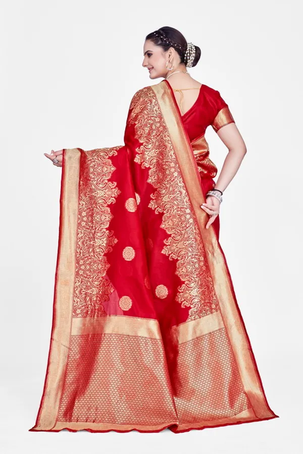 Maroon_Dola_Saree_For_Women