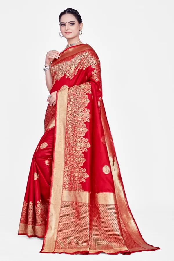 Maroon_Dola_Saree_For_Women