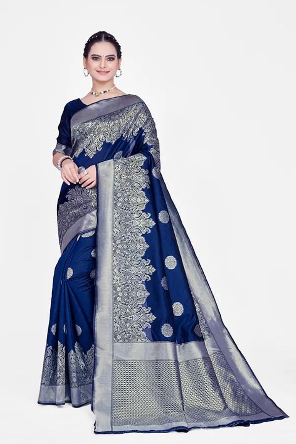 Blue_Dola_Saree_For_Women