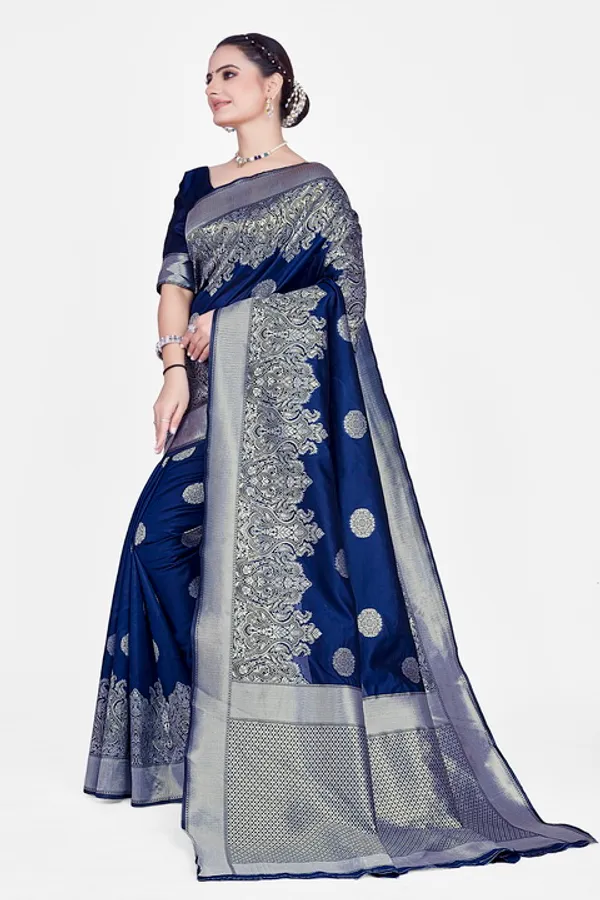 Blue_Dola_Saree_For_Women