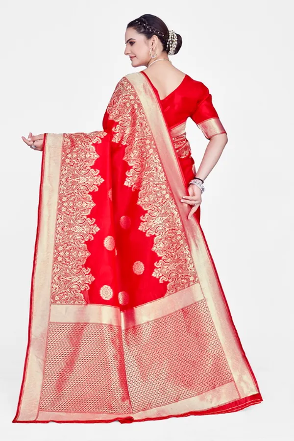 Red_Dola_Saree_For_Women