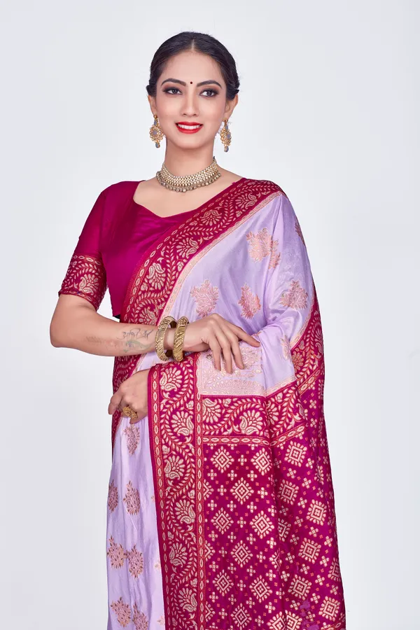 Lavender_Dola_Saree_For_Women