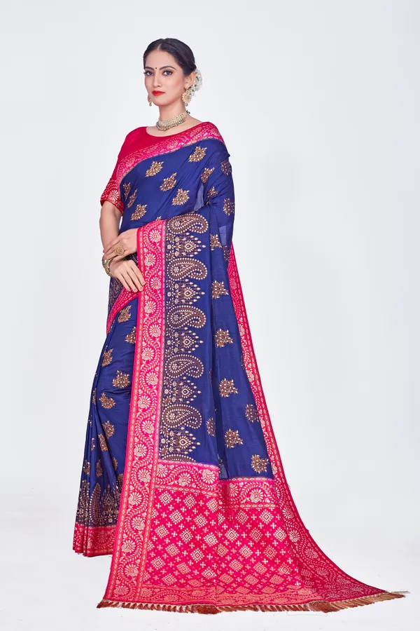 Blue_Dola_Saree_For_Women