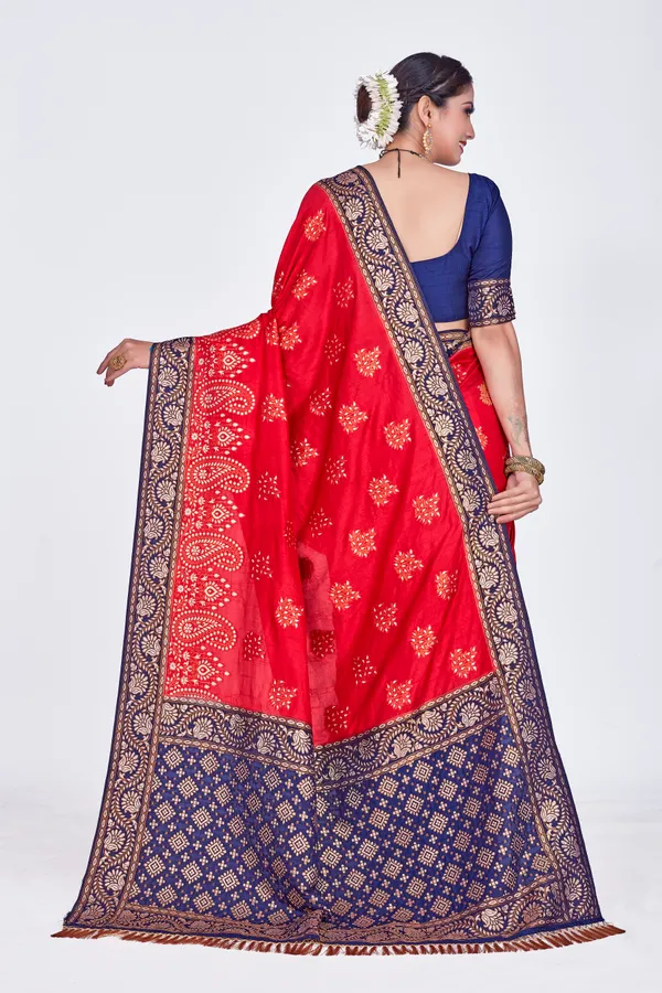 Red_Dola_Saree_For_Women