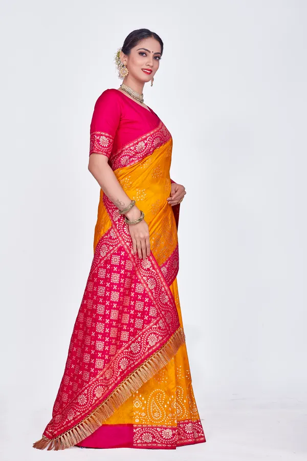 Yellow_Dola_Saree_For_Women