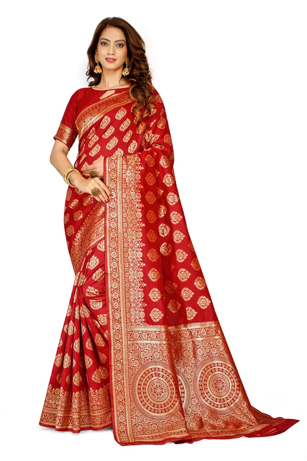 Maroon_Dola_Saree_For_Women