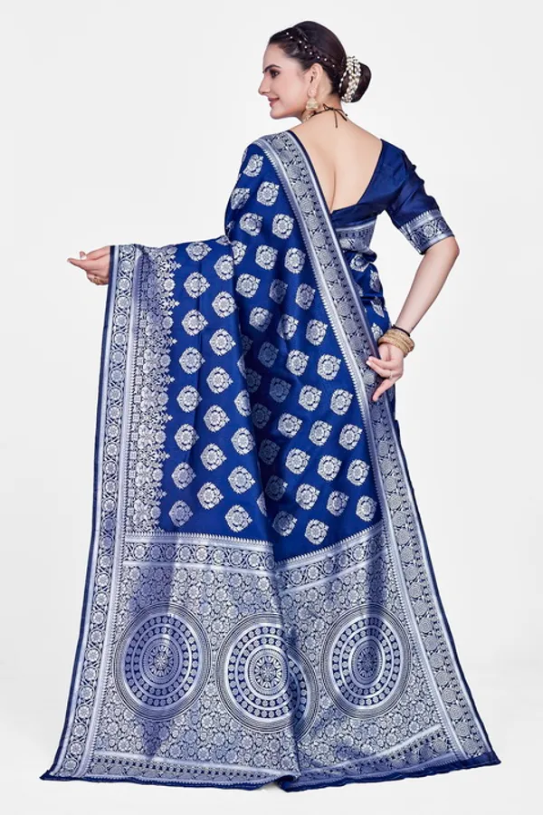 Blue_Dola_Saree_For_Women