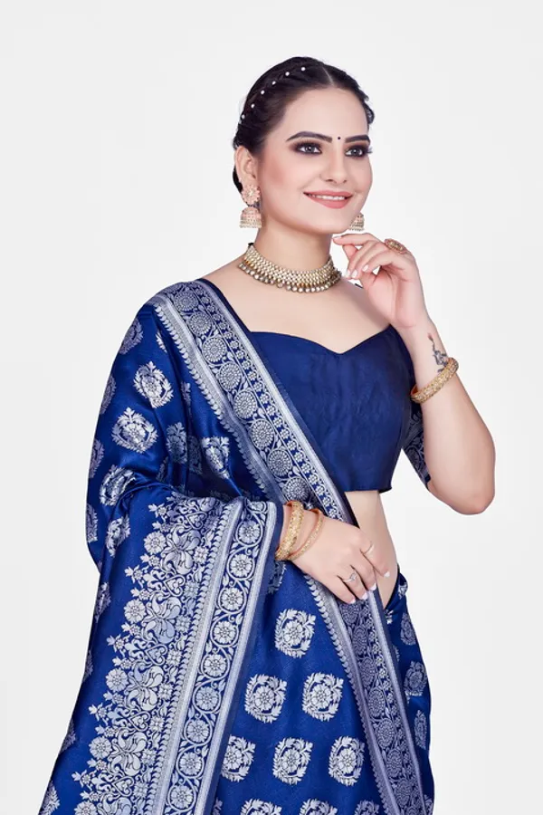Blue_Dola_Saree_For_Women