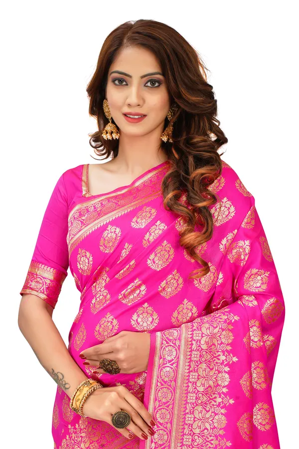 Pink_Dola_Saree_For_Women