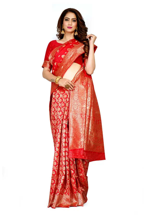 Red_Dola_Saree_For_Women