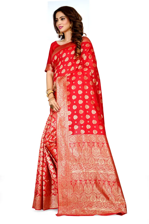 Red_Dola_Saree_For_Women