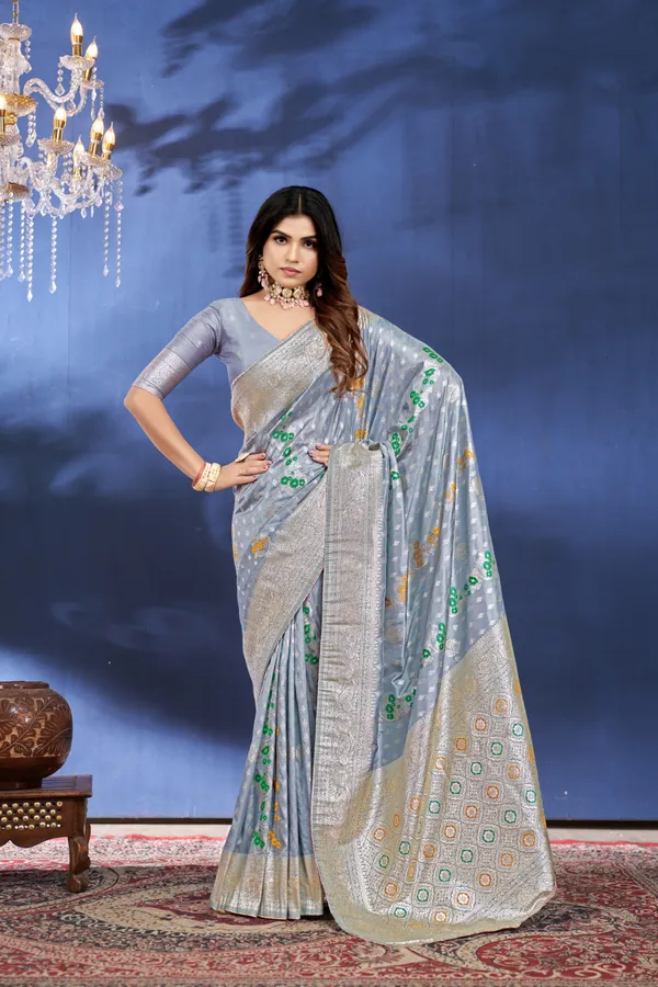 Grey_Dola_Saree_For_Women