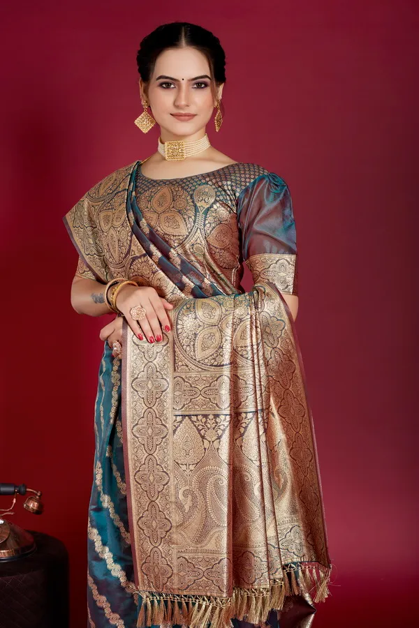 Multi_Color_Dola_Saree_For_Women