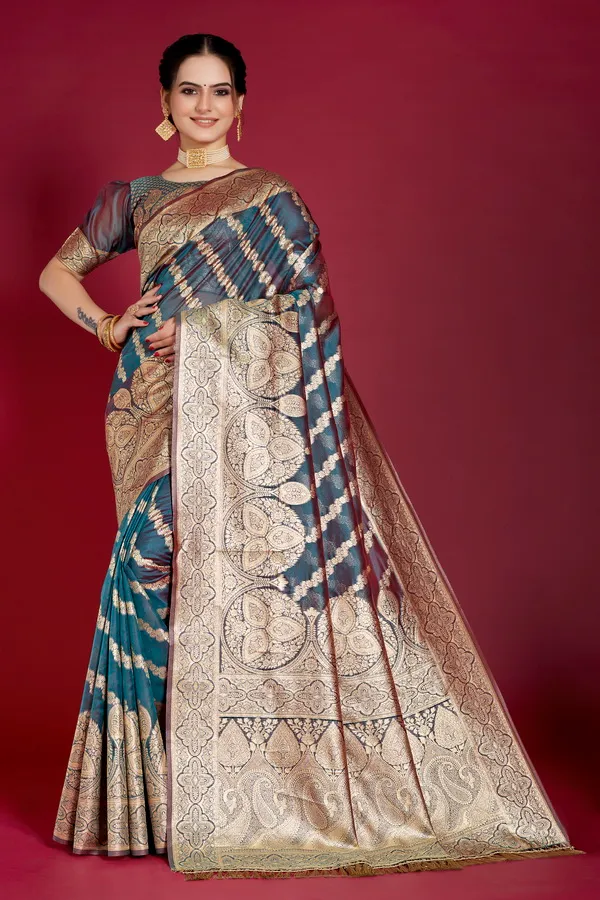 Multi_Color_Dola_Saree_For_Women