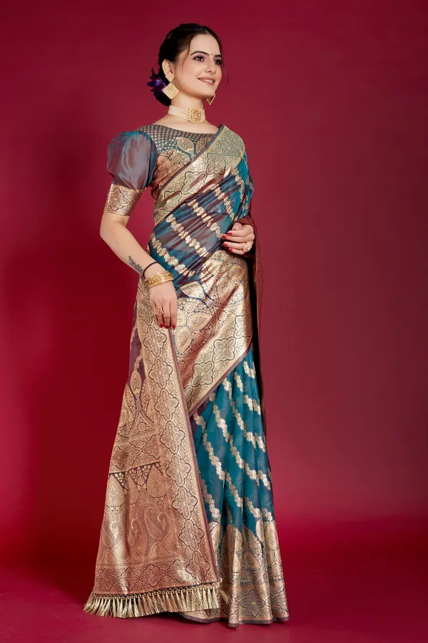 Multi_Color_Dola_Saree_For_Women