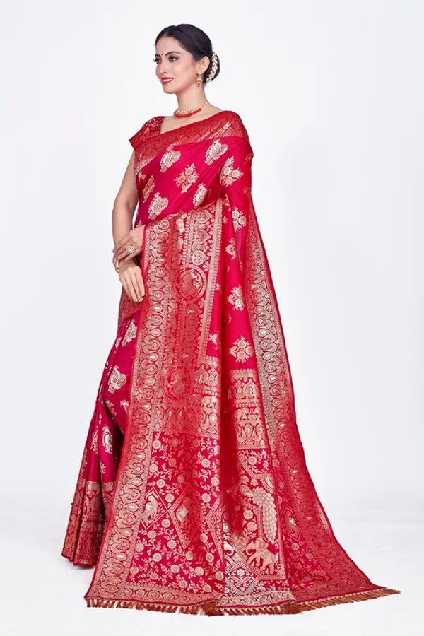 Red_Banarsi_Silk_Saree_For_Women