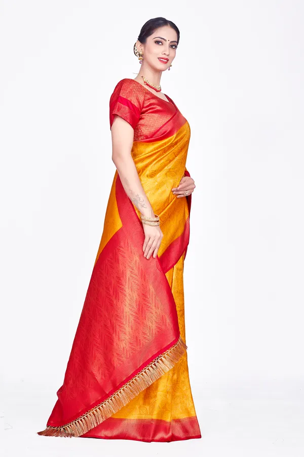 Yellow_Nylon_Softy_Saree_For_Women