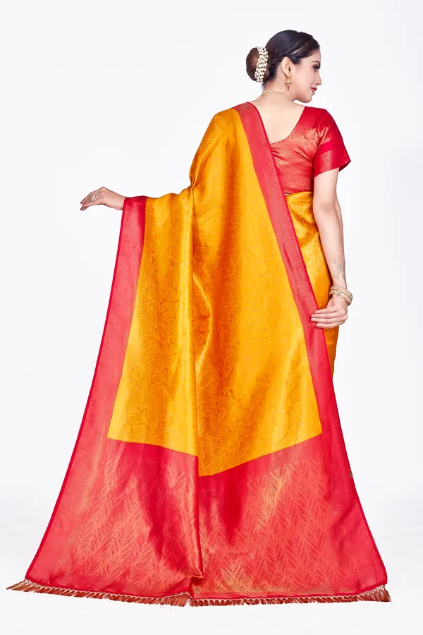 Yellow_Nylon_Softy_Saree_For_Women
