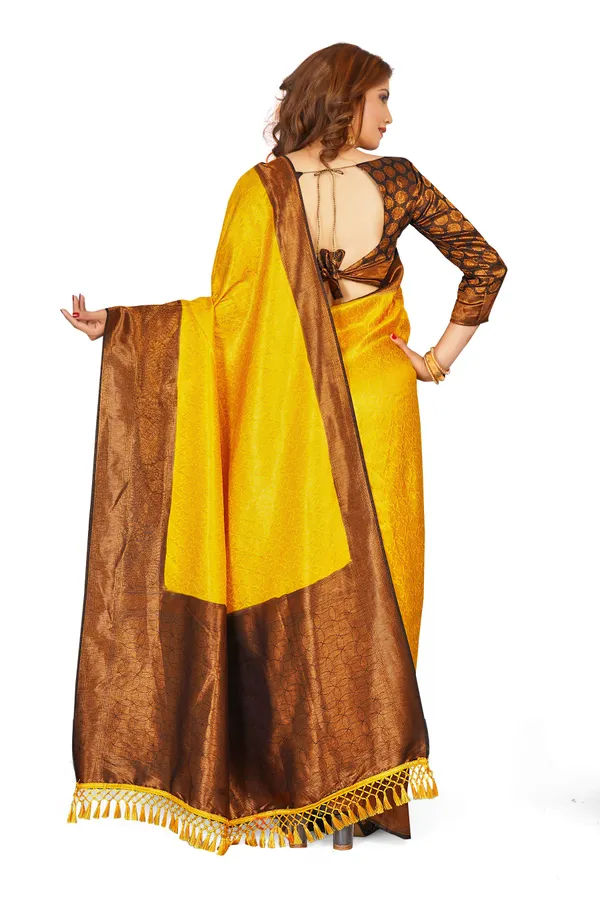 Yellow_Nylon_Softy_Saree_For_Women