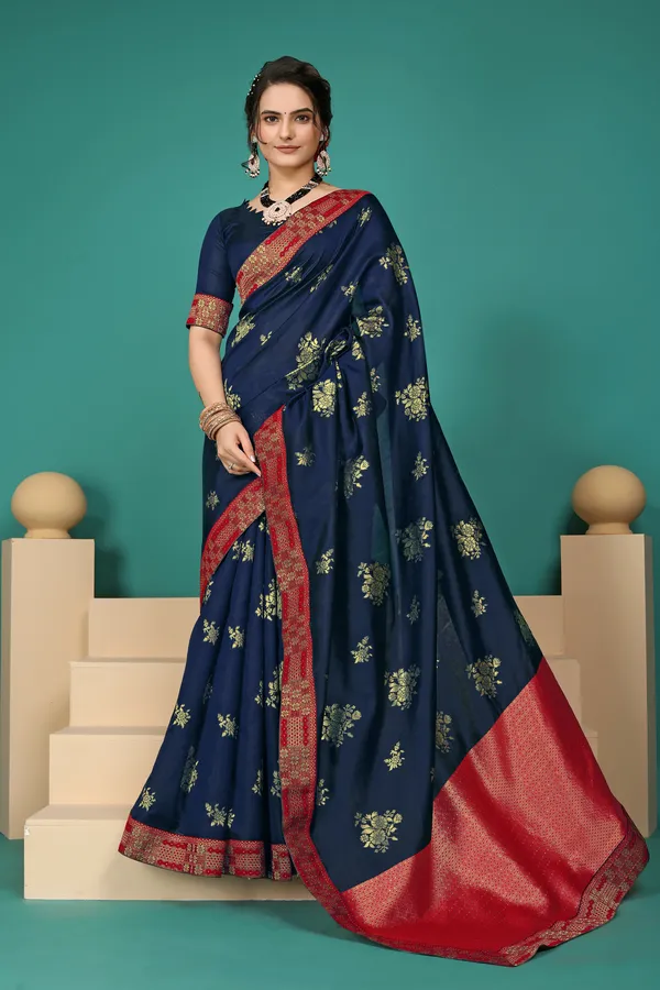 Blue_Cotton_Saree_For_Women